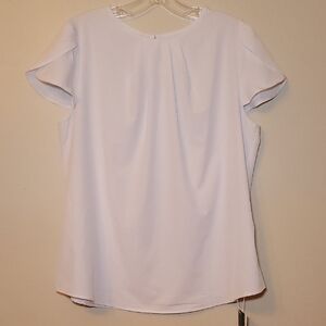 HALARA‎ Classic White Blouse Size L Stretchy Comfortable